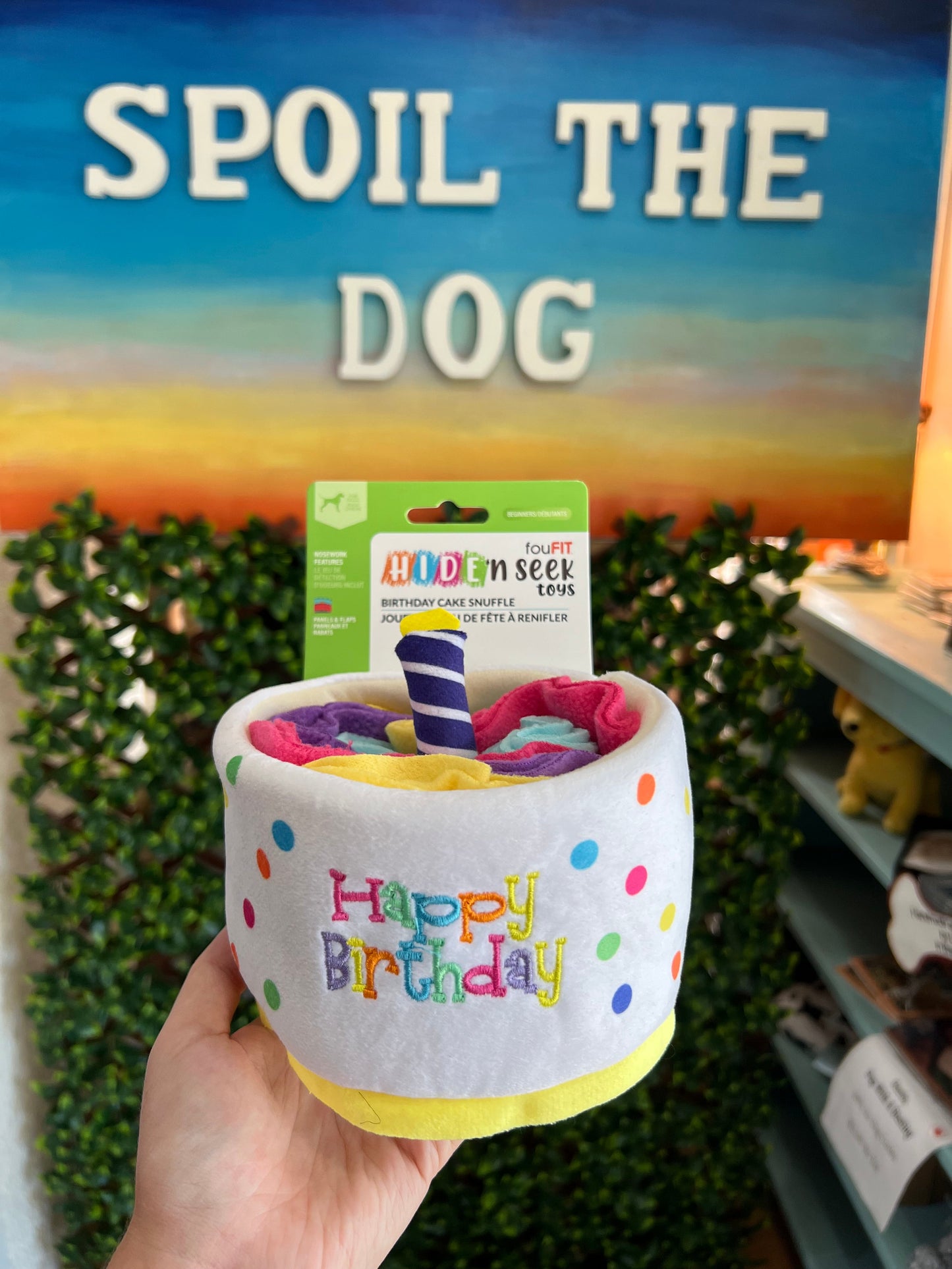 Hide 'n Seek Birthday Cake Snuffle Toy