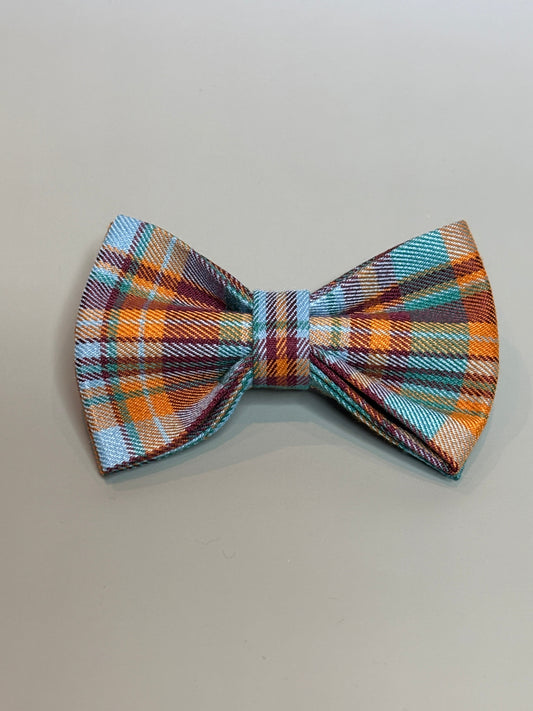 Bright Plaid Bow