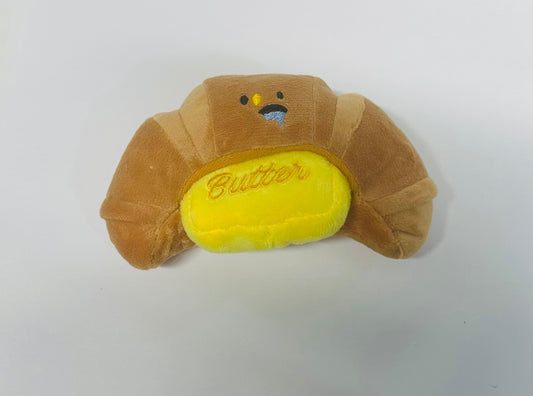 Dog Toy Croissant Bite Me